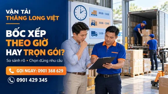 Vận Tải Thăng Long Việt - Bốc Xếp Cẩn Thận, Nâng Niu Mọi Kiện Hàng