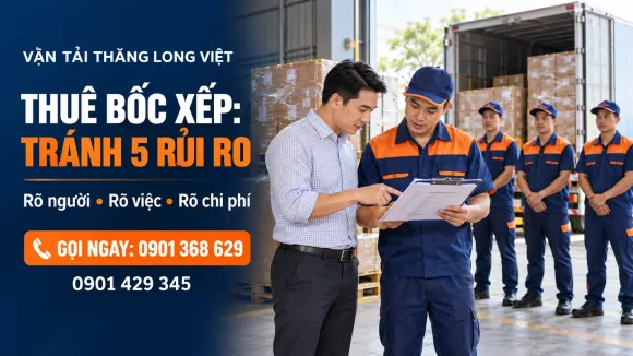 Vận Tải Thăng Long Việt - Bốc Xếp Cẩn Thận, Nâng Niu Mọi Kiện Hàng