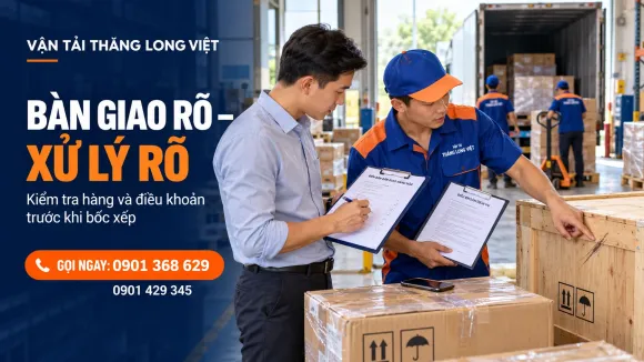Vận Tải Thăng Long Việt - Bốc Xếp Cẩn Thận, Nâng Niu Mọi Kiện Hàng