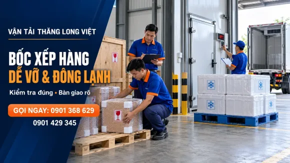 Vận Tải Thăng Long Việt - Bốc Xếp Cẩn Thận, Nâng Niu Mọi Kiện Hàng