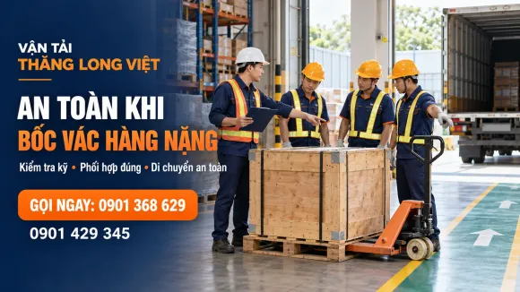 Vận Tải Thăng Long Việt - Bốc Xếp Cẩn Thận, Nâng Niu Mọi Kiện Hàng