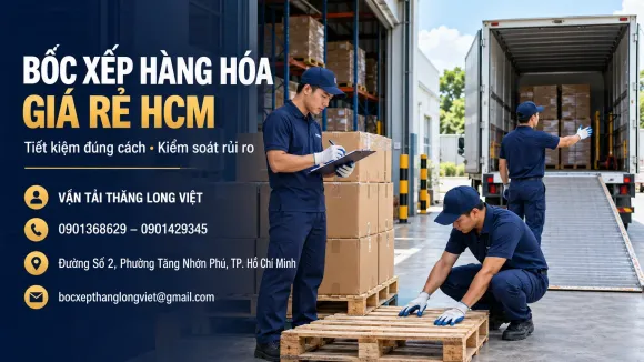 Vận Tải Thăng Long Việt - Bốc Xếp Cẩn Thận, Nâng Niu Mọi Kiện Hàng