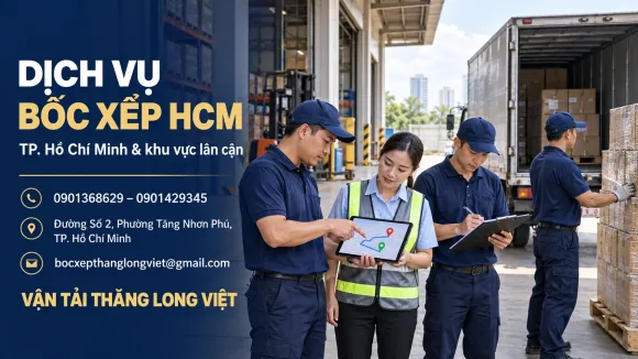 Vận Tải Thăng Long Việt - Bốc Xếp Cẩn Thận, Nâng Niu Mọi Kiện Hàng