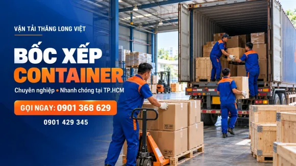 Vận Tải Thăng Long Việt - Bốc Xếp Cẩn Thận, Nâng Niu Mọi Kiện Hàng