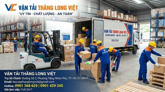 Vận Tải Thăng Long Việt - Bốc Xếp Cẩn Thận, Nâng Niu Mọi Kiện Hàng
