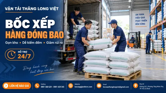 Vận Tải Thăng Long Việt - Bốc Xếp Cẩn Thận, Nâng Niu Mọi Kiện Hàng