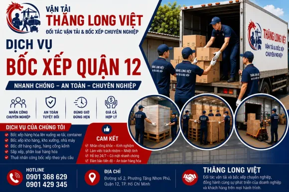 Bốc Xếp Hàng Nặng – Nhân Công Bốc Dỡ Hàng Hóa Chuyên Nghiệp