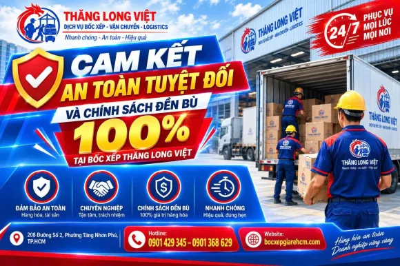 Vận Tải Thăng Long Việt - Bốc Xếp Cẩn Thận, Nâng Niu Mọi Kiện Hàng