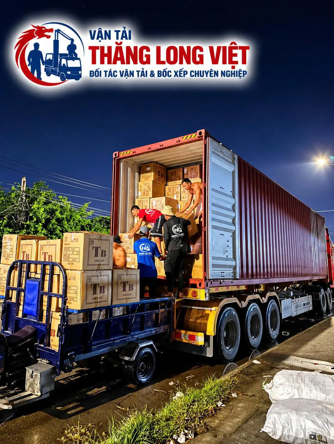 Bốc xếp kho xưởng container Long An