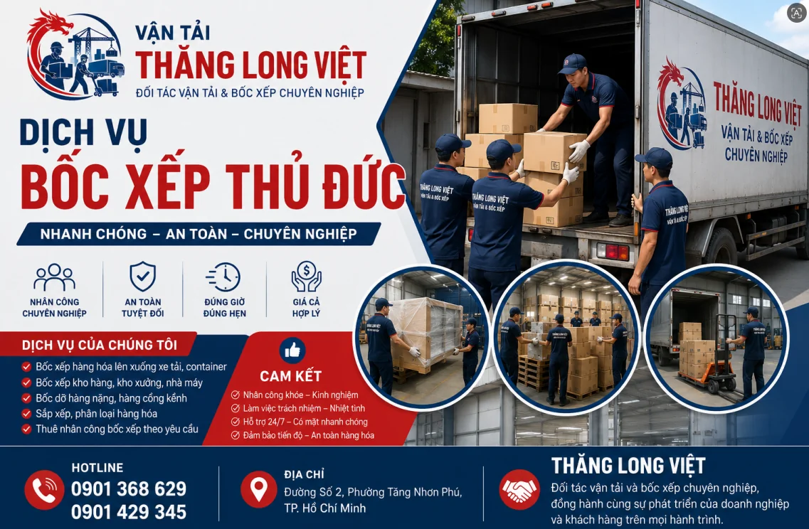 Dịch vụ bốc xếp Thủ Đức