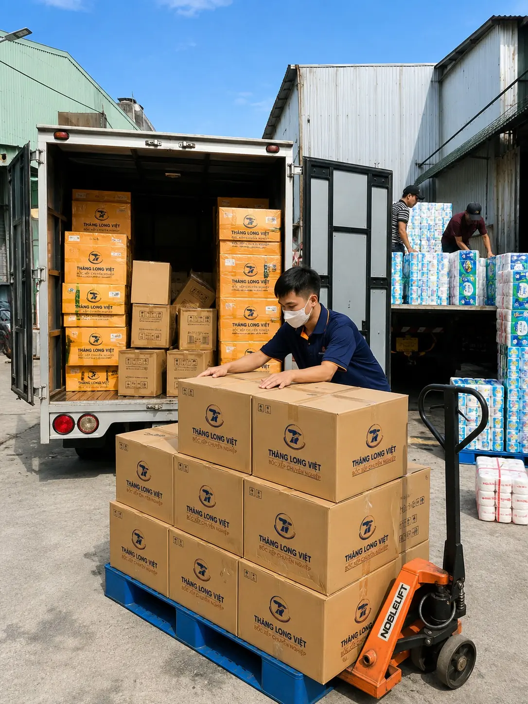 Vận chuyển v&agrave; bốc xếp h&agrave;ng h&oacute;a tại kho