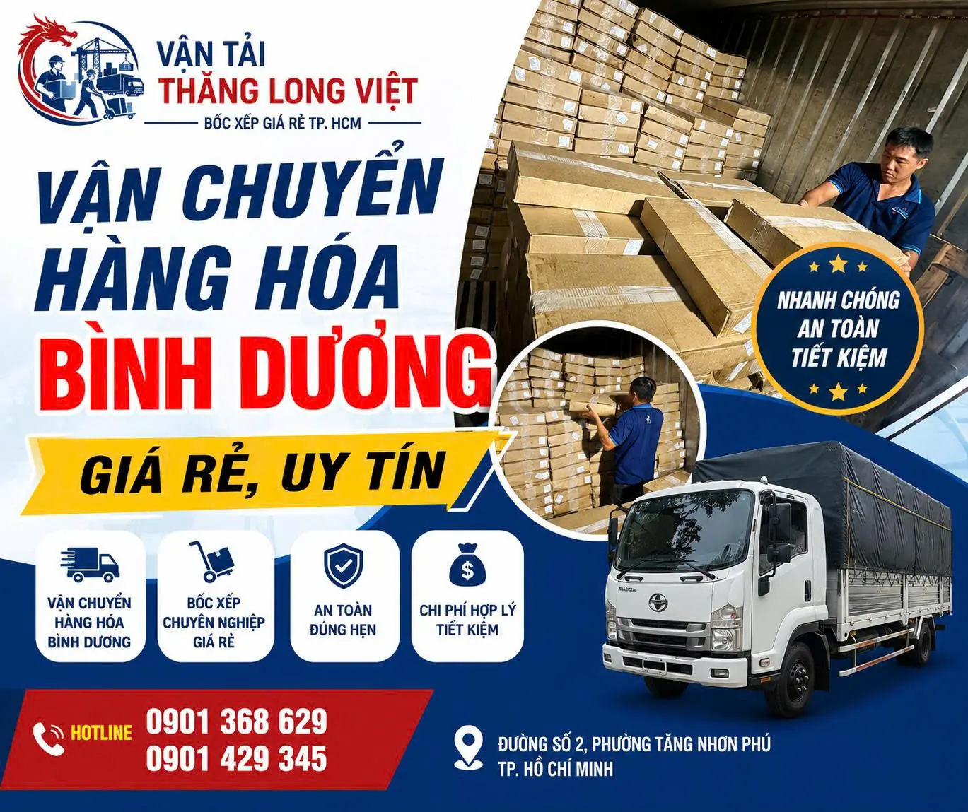 vận chuyển hàng hóa Bình Dương