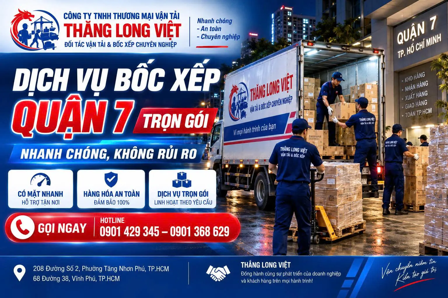 Dịch vụ bốc xếp Quận 7