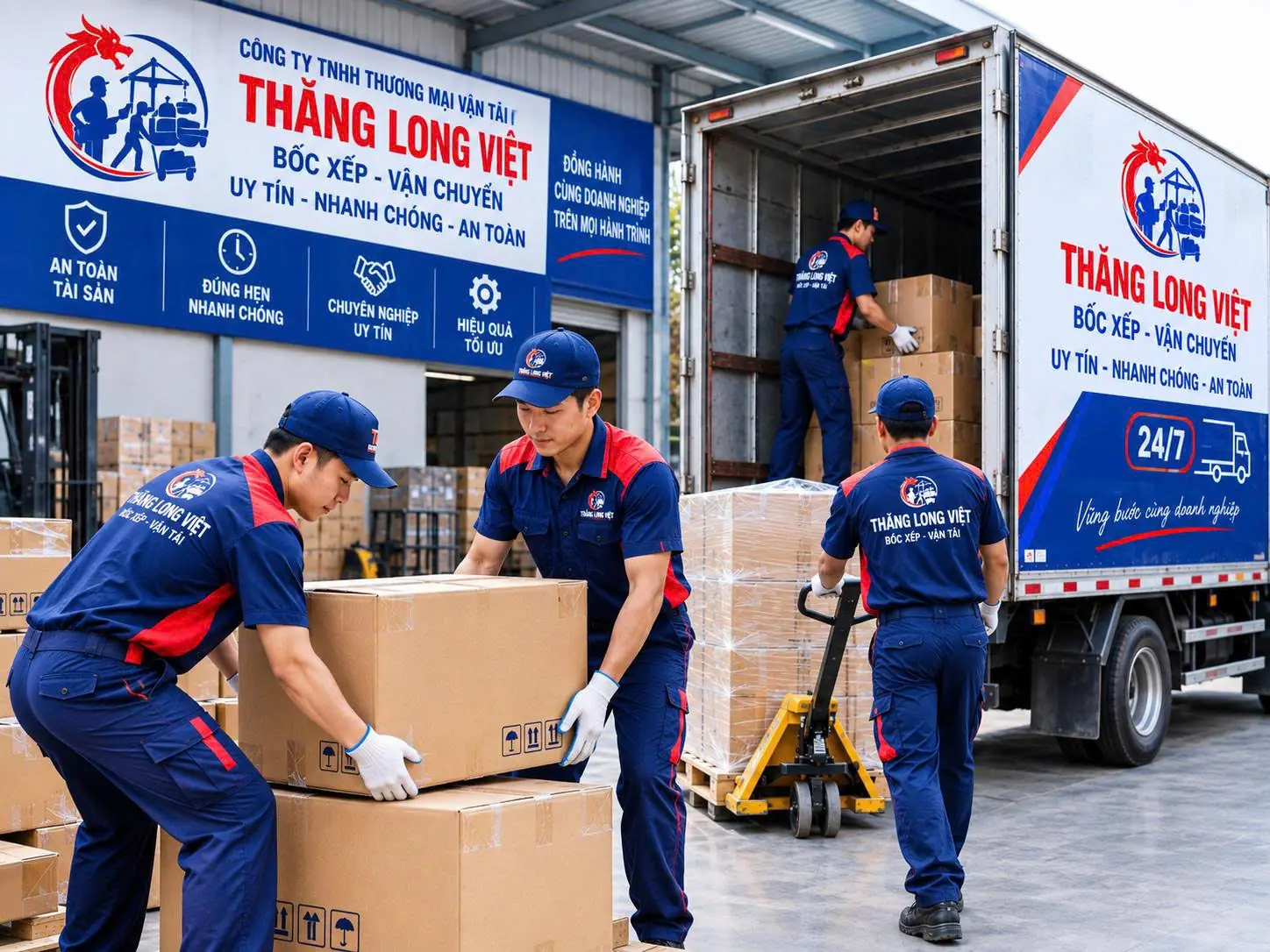 dịch vụ bốc xếp h&agrave;ng h&oacute;a