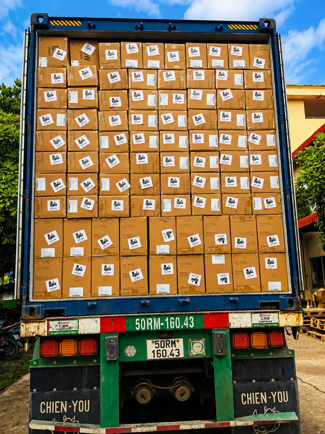 Bốc xếp container 40 feet